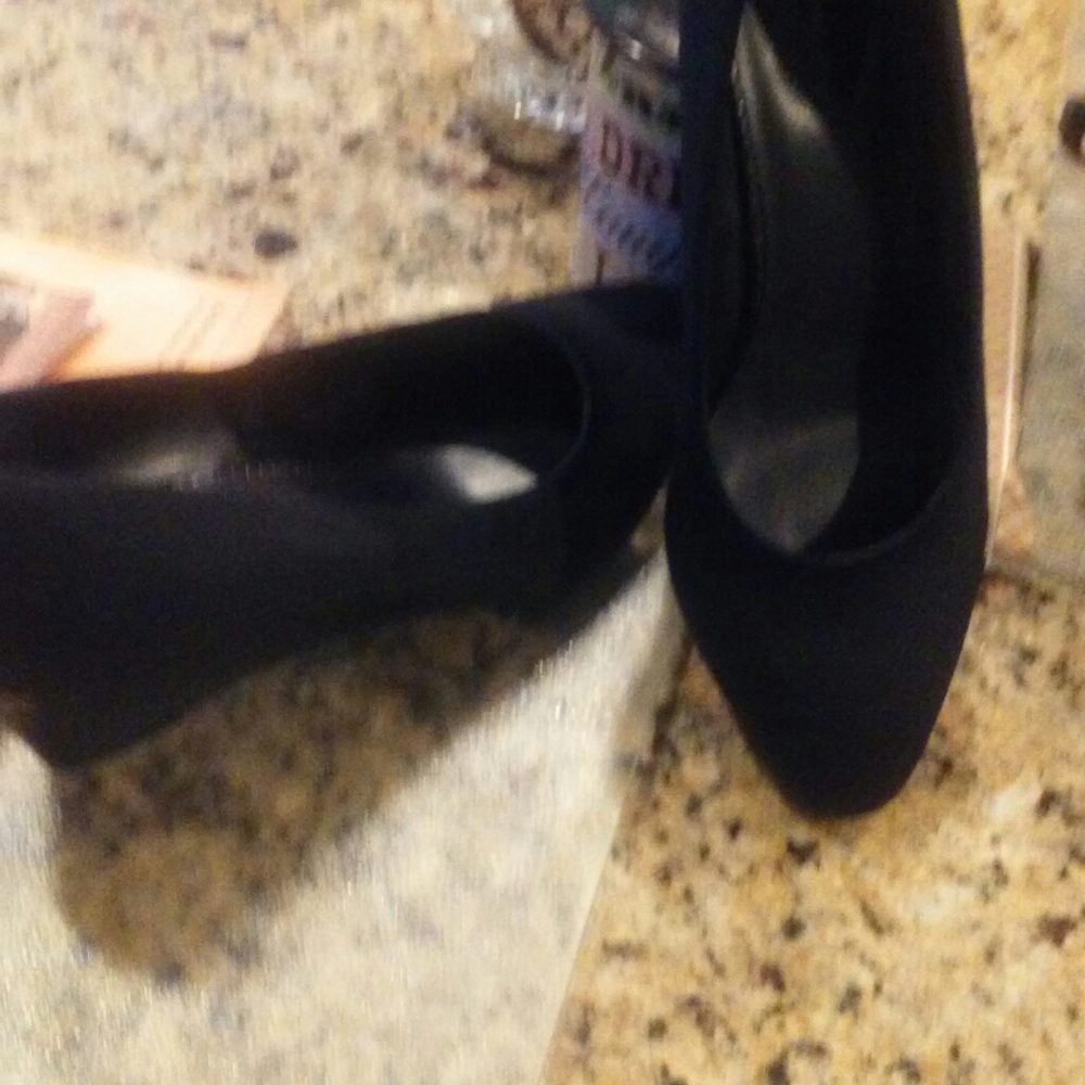 Navy blue wedge comfort shoes